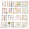 VERKSTAD16 Sheets Temporary Tattoos for Kids, 250+ Mixed Styles Waterproof