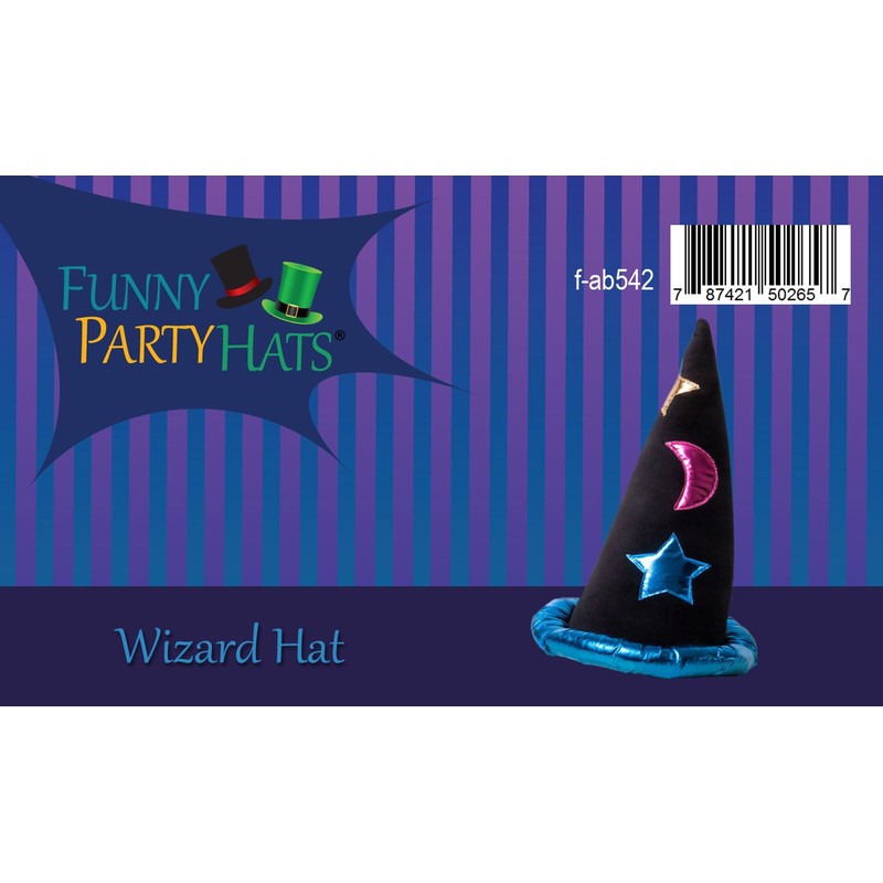 Funny Party Hats Wizard Hat - Gorro Merlin - Accesorios