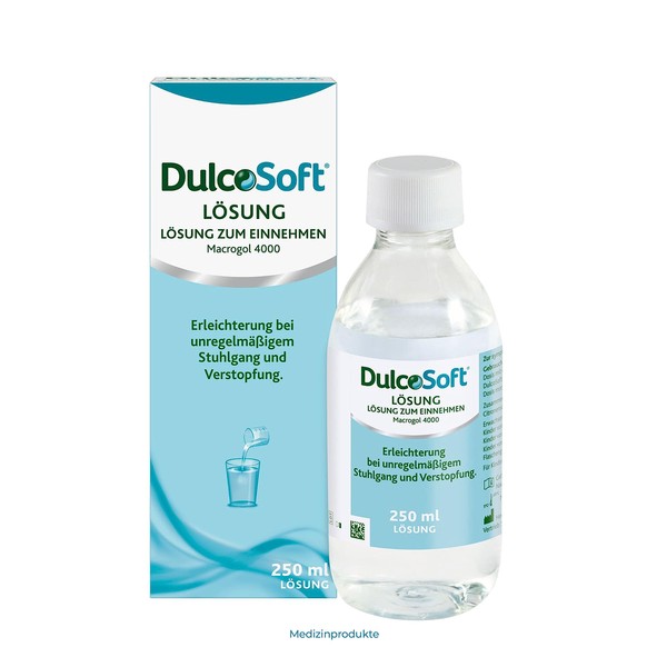 DulcoSoft Solution 250 ml - Gentle Support for Constipation and Hard Stools