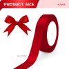 Luktastic Satin Ribbon, Red, 20 mm Wide, 22 m Long,
