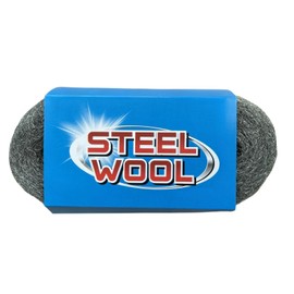 Steel Wool, 3'' x 11Ft, Grade #0000 - #4 - Fine Wool for Wood Refinishing, Cleaning Pots and Pans, Mice Control