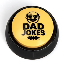 Megastar Dad Joke Button – 75 Hilarious Jokes at The Push of a Button – Funny Father’s Day Gift from Daughter, Birthday Gift for Dad, White Elephant or Gag Gift for Men