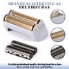 3 Pack Pro Shaver Replacement Foil and Cutters Compatible with