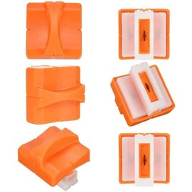 6 Pieces Paper Cutter Replacement Blades,Guillotine Paper Cutter A4 Industrial Blades with Safety Lock for Office, School & Craft Use (Orange)