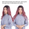 Women's Wig Long Pink Wavy Synthetic Hair Heat Resistant Cosplay