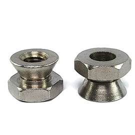 Break Away Nuts Tamper Proof Security Shear Nuts 304 Stainless Steel 1/4"-20 QTY 10