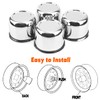 GTownWorks 4Pcs 3.03inch Wheel Center Caps for Weld Racing Hub