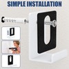 Difenni Metal Mirror Clips 3/4 Inch Wide Channel Mirror Clips