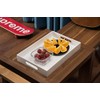 KEVLANG Glossy White Sturdy Acrylic Serving Tray with Handles-10x15Inch-Serving Coffee