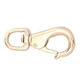 Campbell T7610832 1" Round Nickel Swivel Eye Quick Snap