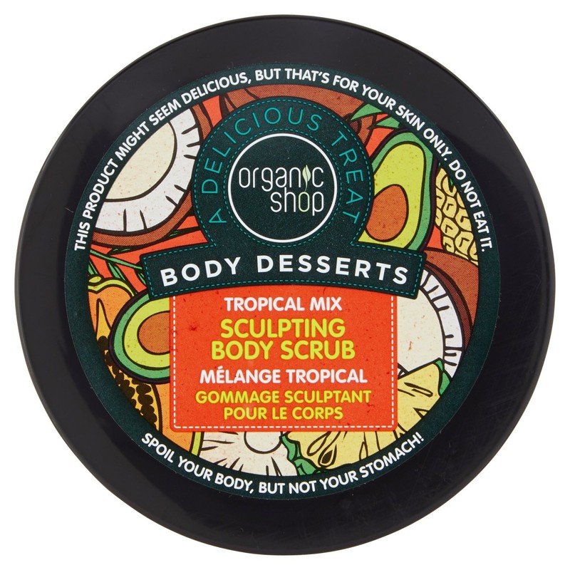 Organic Shop Body Desserts Tropical Mix Sculpting Body Scrub, 450
