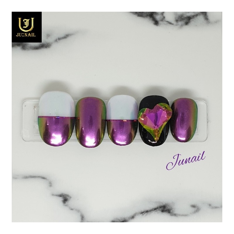 Magic Purple Handmade Nail Tips - Long Stiletto / 매직퍼플