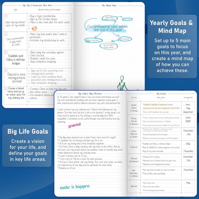 GoGirl Weekly Schedule Planner – Hourly Work & Life Planner