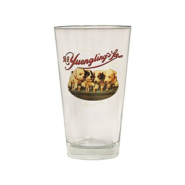 Yuengling Brewery Dogs logo Since 1907 Beer Pint Glass