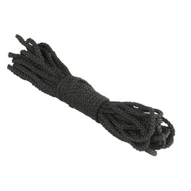 Upper Bounce UBRP-Rope-16 Terylene/Polyester Rope for Attaching Trampoline Net to Mat-Fits for 16-Feet Round Trampoline, Black