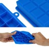Ice Cube Tray, Silicone Square Ice Trays Easy Release Stackable