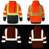JHPAZUJA Safety Pullover Hoodies Jacket for Men ANSI Class 3
