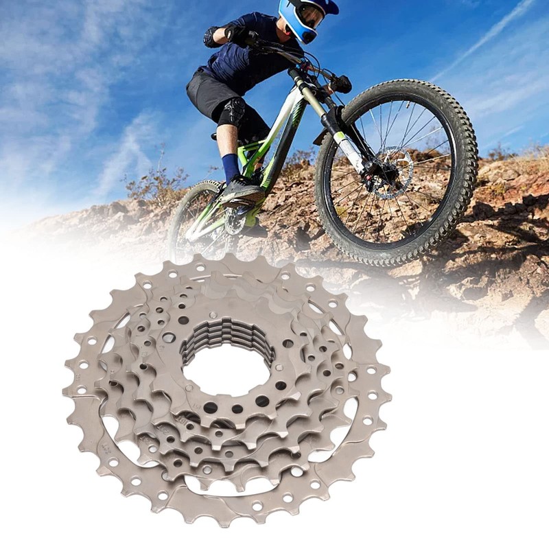 ANKROYU 7 Speed Cassette Bicycle Flywheel, Replacement Bicycle Rear Chain