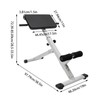 Hyperextension Bench, Buttocks Machine, Leg Strength Trainer, Multi Functional Ab