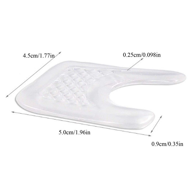 10 almohadillas para orejas de gel en forma de U,