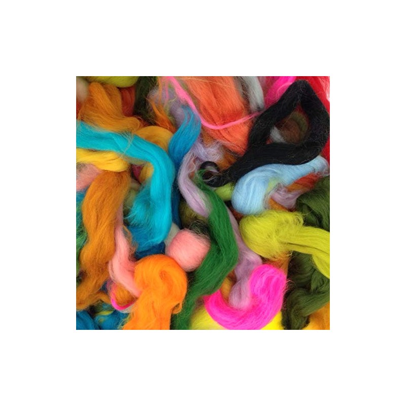 Assorted Wool roving Off-cuts