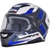 AFX FX-99 Helmet - Recurve (Small) (Pearl White/Blue)