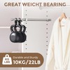 12" Valet Rod for Closet Pull Out, Adjustable Expandable Stainless