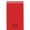 National Memo Book, Narrow Ruling, Top-Bound, Assorted Colors, 3" x