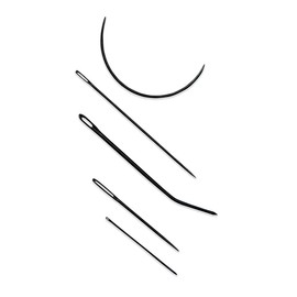 Pony Black Needle Repair Kit - 5 Pieces for Arts & Crafts