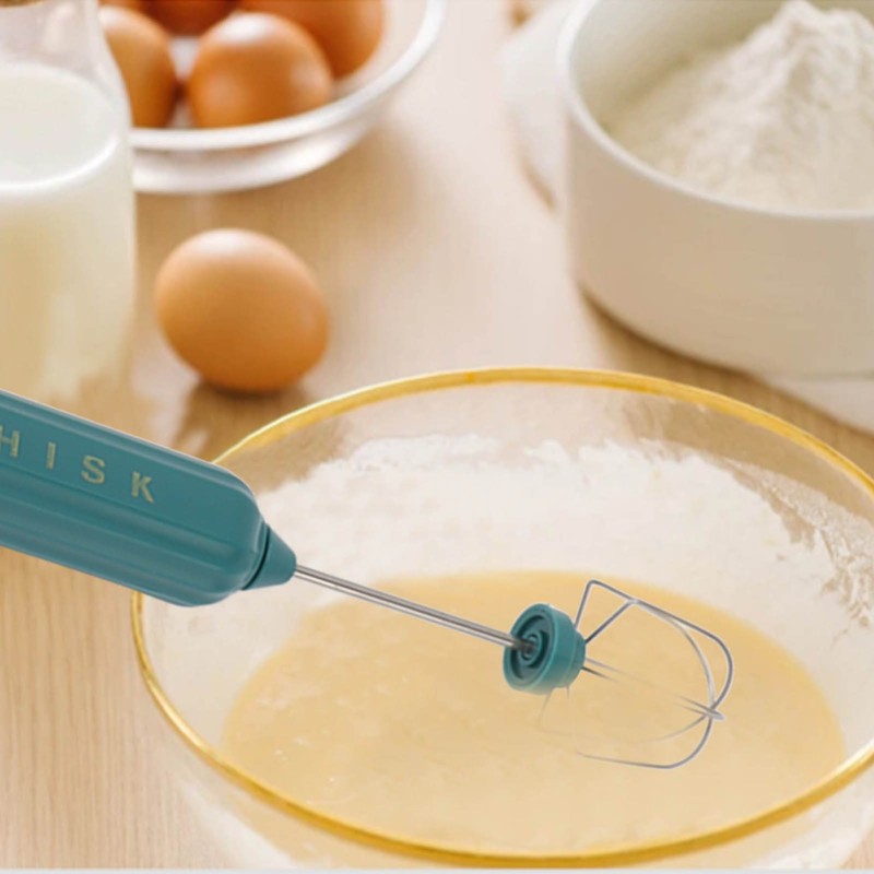 USB Household Stainless Steel Electric Mixer Handheld Small Mixer Wireless