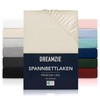 Dreamzie Fitted Sheet, 80 x 200 cm, 100% Microfibre, Bed