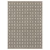 LUXE WEAVERS Modern Geometric Dots Taupe 2x3 Area Rug
