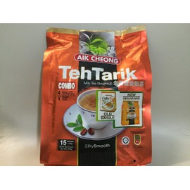 Malaysia Aik Cheong Old Town Instant ( 3 in 1) Choice of: Hazelnut White Coffee or Black Tea Coffee Combo Creamer, 15 Sachets ( pack of 1 ) (Coffee Black Tea Combo)