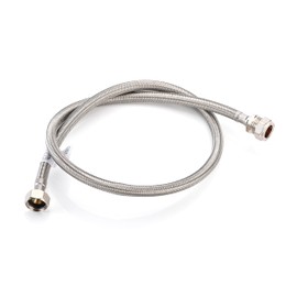 Home Range 900mm WRAS Approved15mm Compression x 1/2" |7 Lengths| Flexi Pipe Connector, BSP Fitting, 304 Stainless Steel, Rust & Lead-Free Flexible Hose for Kitchen & Bathroom