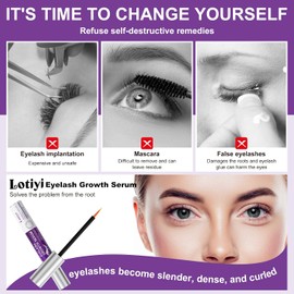Suero para el crecimiento de pestañas, 6 ml Suero para el crecimiento de pestañas para pestañas naturales, extensiones y cejas, grueso