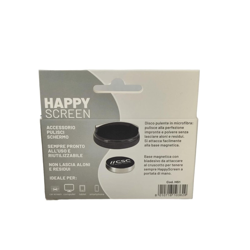 Happy Screen Microfibre Disc with Magnet for Quick and Easy