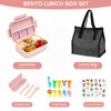 Bugucat Bento Lunch Box 1300ML with Lunch Bag, Kids &