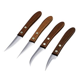 4 Pieces Kitchen Vegetable DIY Carving Knives Professional Chef Knife Sharp Well Food Fruit Paring Knife