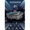 FreedConn FX Motorcycle Helmet Bluetooth Headset, 2-10 Riders Motorbike Intercom