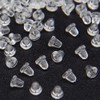 Clear Earring Backings, 500Pcs Earring Backs Replacements Hypoallergenic Secure Earring