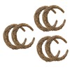BESTOYARD 6 Pcs Rattan Garland Crescent Moon Grapevine Wreath Moon