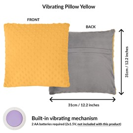ODOXIA Vibrating Pillow for Autistic Kids | Sensory Pillow for Kids & Adults | Relaxing, Huggable Feeling | Sensory Vibration | Vibrating Items for Autism | 2 AA Batteries Required