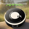 Portable Induction Cooktop with 2-Qt Pot - 650W Fast Heating,