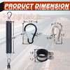 CheeMuii 20" Double Tender Spring Kit with Trailer Hose Holder
