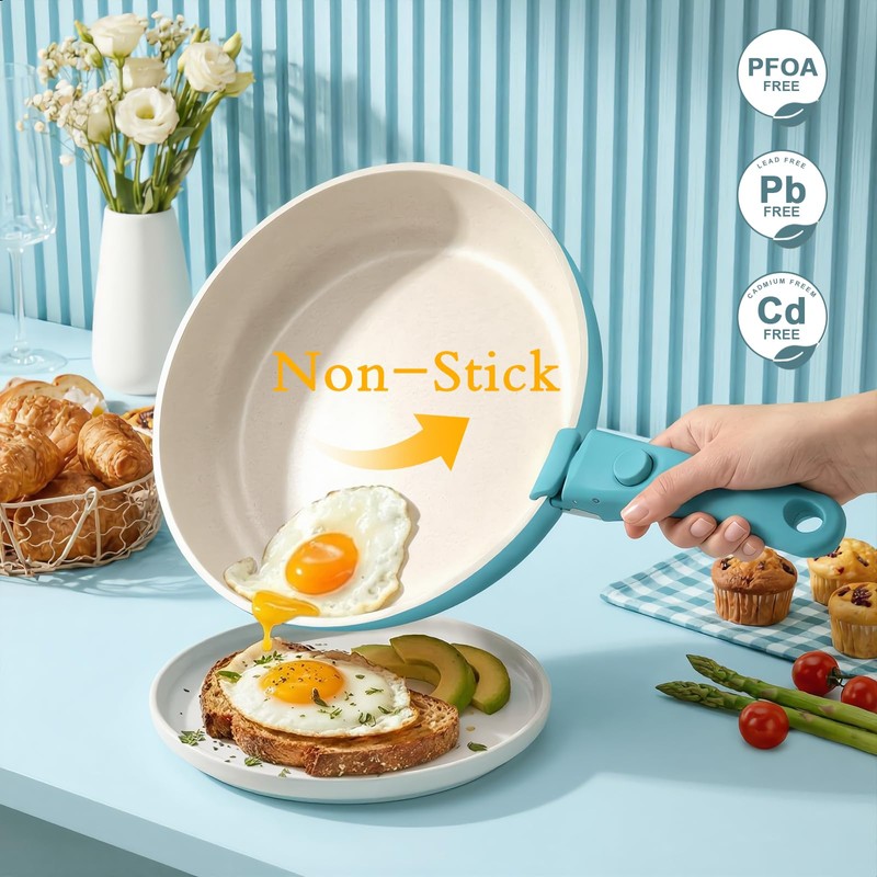 GIPP 21PCS Pots and Pans Set Non Stick, Kitchen Cookware