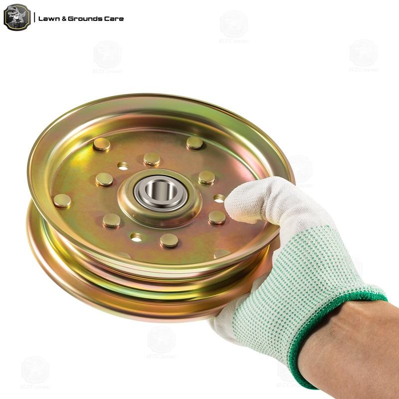 88663 Flat Idler Pulley for Power Transmission - 5" Flat