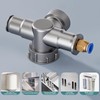 QruiLanTu Single Sink Kitchen Sink Drain Kit Space Saving Flexible