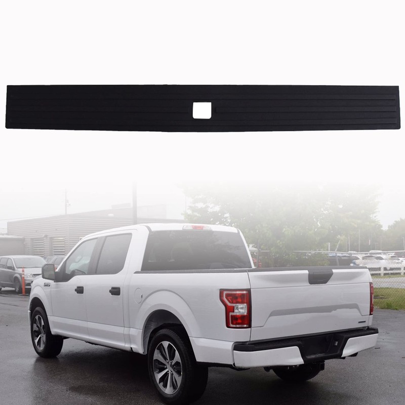 SEBLAFF Rear Step Tailgate Cap Pad Molding Trim Black Replacement