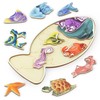 Vemkel Wooden Puzzle Fairy Fish, Games from 3 Years, Wooden