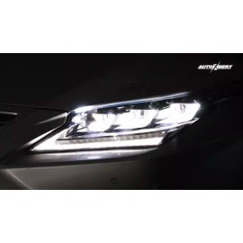 Unbranded US Flexible Amber Turn Signal White 18" Car DRL Daytime Running LED Strip Light